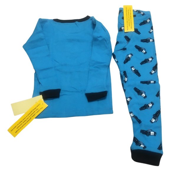 Leveret Kids & Toddler Pajamas- Boys 2 Pieces Pajamas Set-100% Cotton - Picture 4 of 6